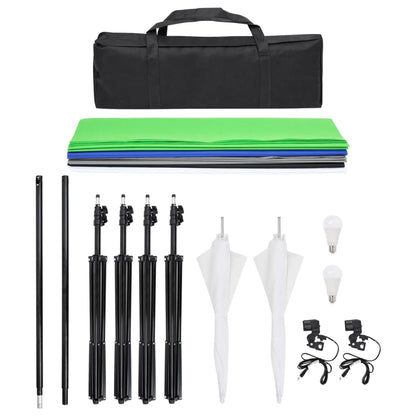 Ateliérové Vybavení Sada Se Světly, Pozadím A Odraznou Deskou