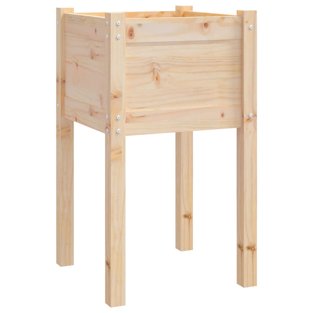 Zahradní Truhlíky 2 Ks 40 X 40 X 70 Cm Masivní Borovice
