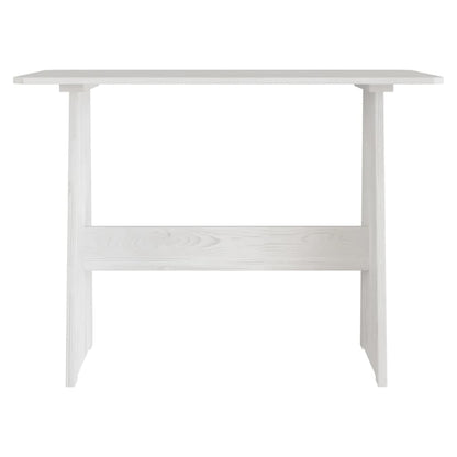 3Dílný Jídelní Set Reine Bílý Masivní Borovice