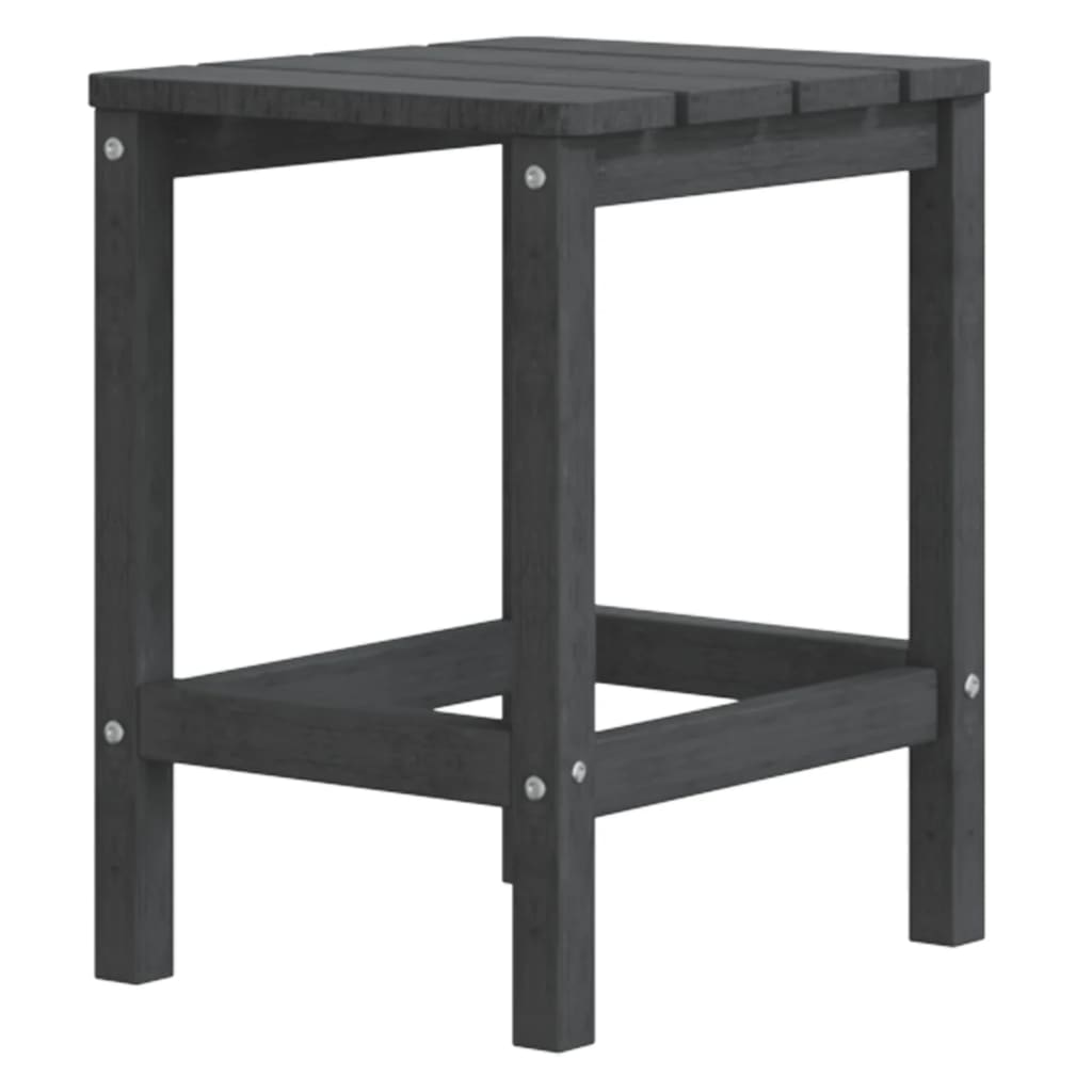 Zahradní Stolek Adirondack Antracitový 38 X 38 X 46 Cm Hdpe