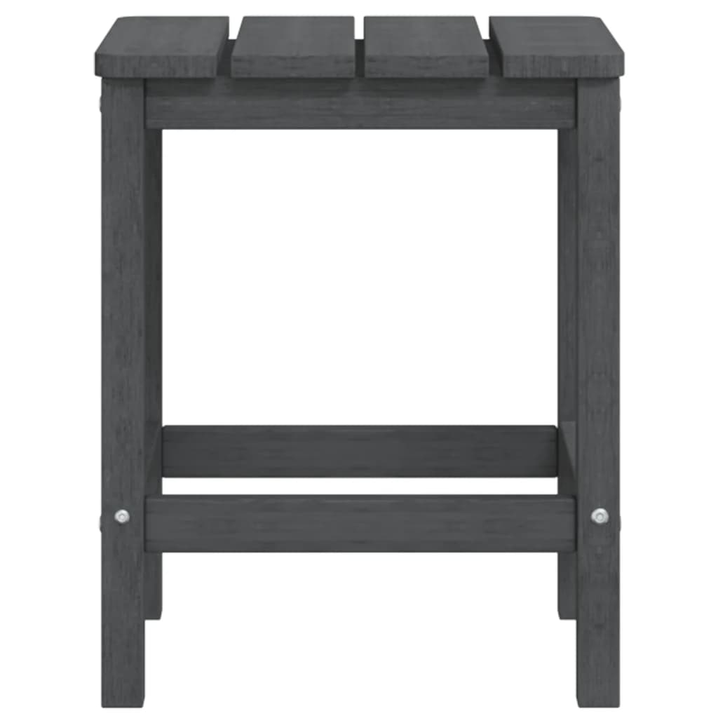 Zahradní Stolek Adirondack Antracitový 38 X 38 X 46 Cm Hdpe