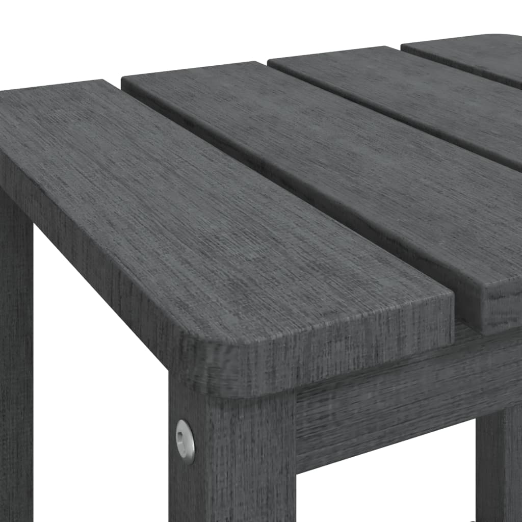 Zahradní Stolek Adirondack Antracitový 38 X 38 X 46 Cm Hdpe