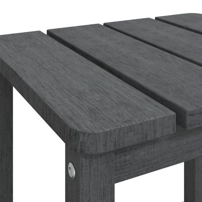 Zahradní Stolek Adirondack Antracitový 38 X 38 X 46 Cm Hdpe