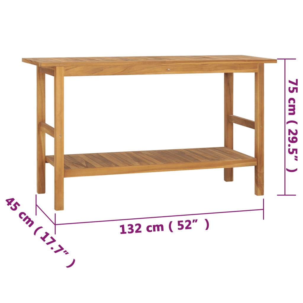 Koupelnová Skříňka Masivní Teak