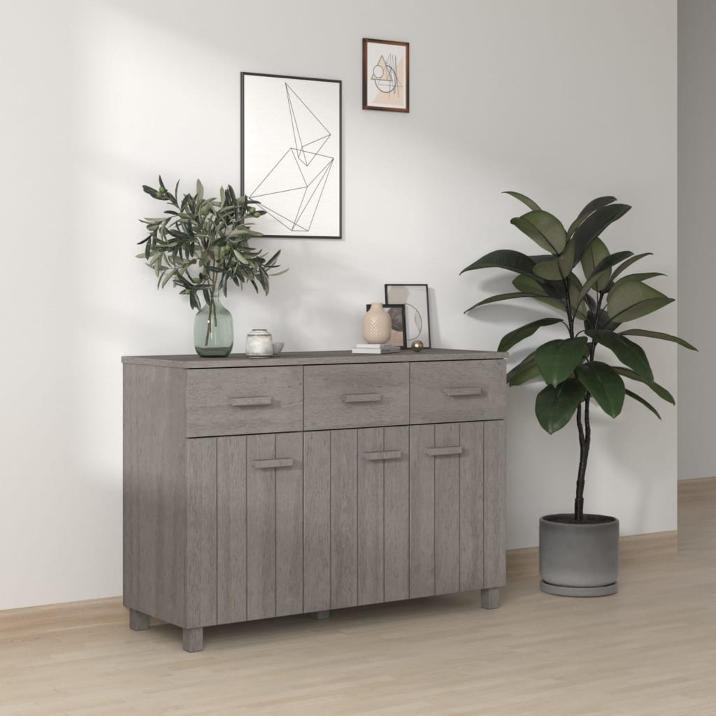 Příborník Hamar Bílý 113 X 40 X 80 Cm Masivní Borovice