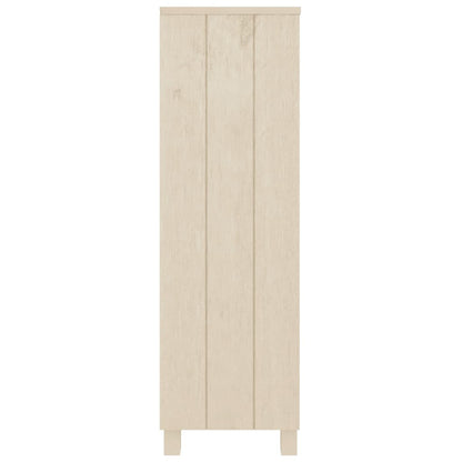 Knihovna Hamar Medově Hnědá 85 X 35 X 112 Cm Masivní Borovice