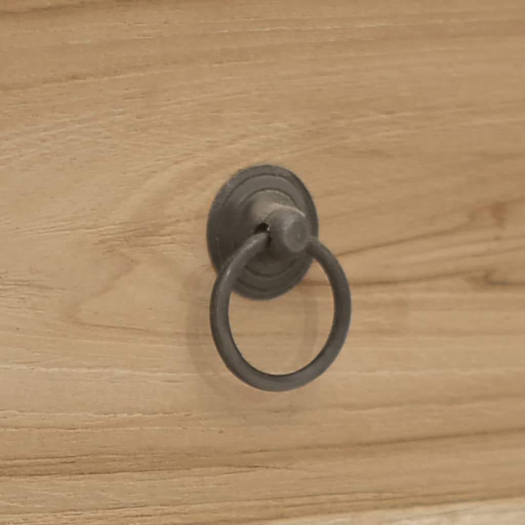 Komoda Se Zásuvkami 40 X 30 X 100 Cm Masivní Teakové Dřevo