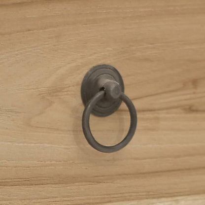 Komoda Se Zásuvkami 40 X 30 X 100 Cm Masivní Teakové Dřevo