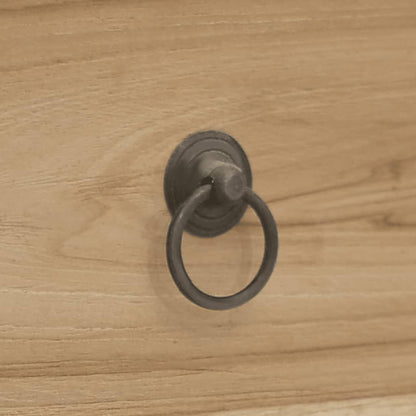 Komoda Se Zásuvkami 56 X 30 X 80 Cm Masivní Teakové Dřevo