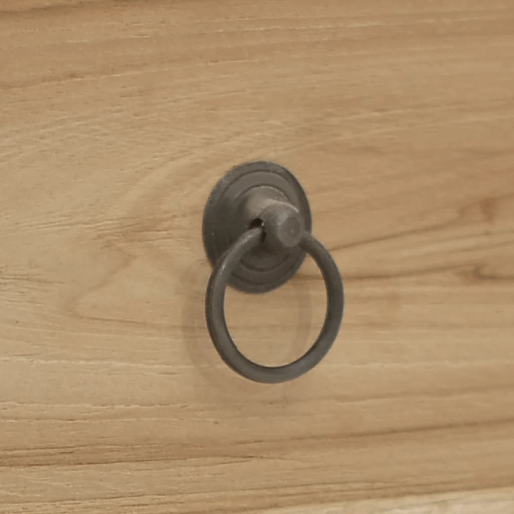 Komoda Se Zásuvkami 55 X 30 X 90 Cm Masivní Teakové Dřevo