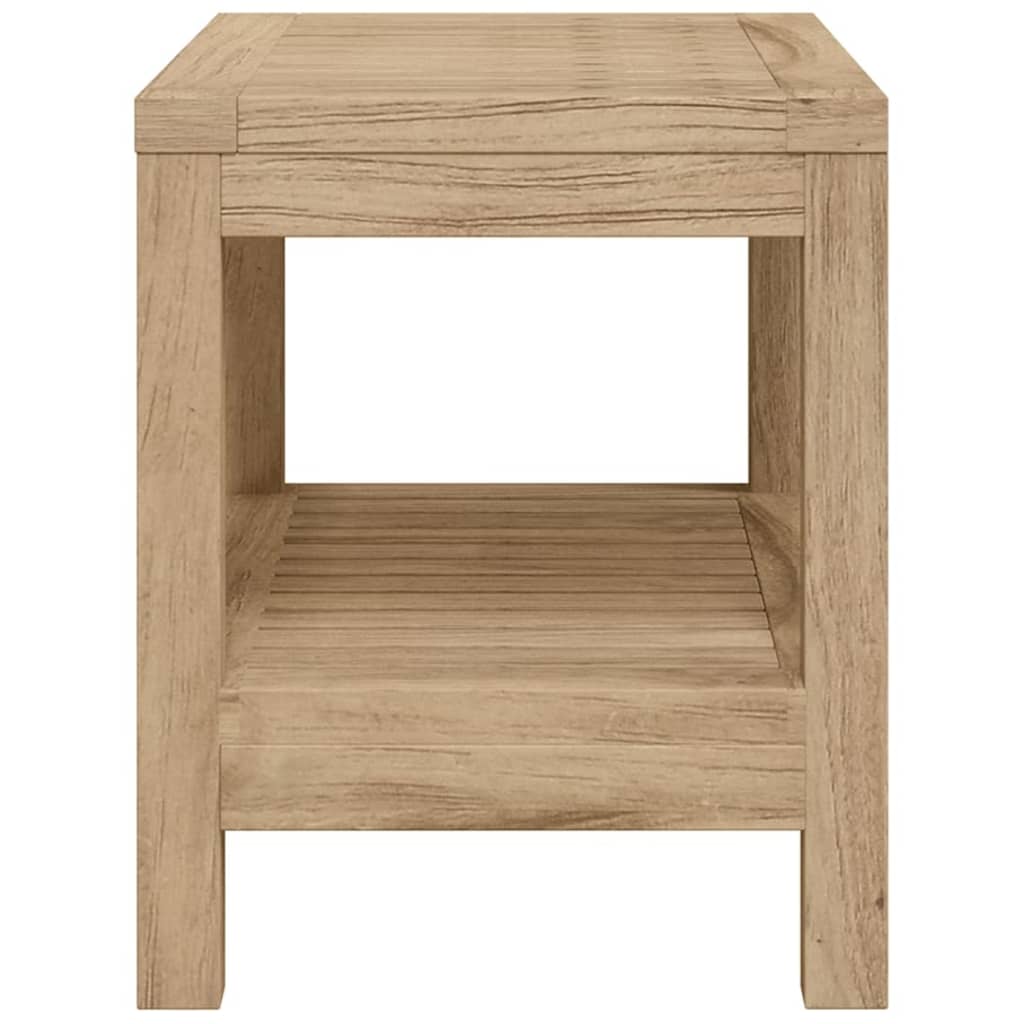 Odkládací Stolek Do Koupelny 60X30X45 Cm Masivní Teakové Dřevo