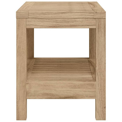 Odkládací Stolek Do Koupelny 60X30X45 Cm Masivní Teakové Dřevo