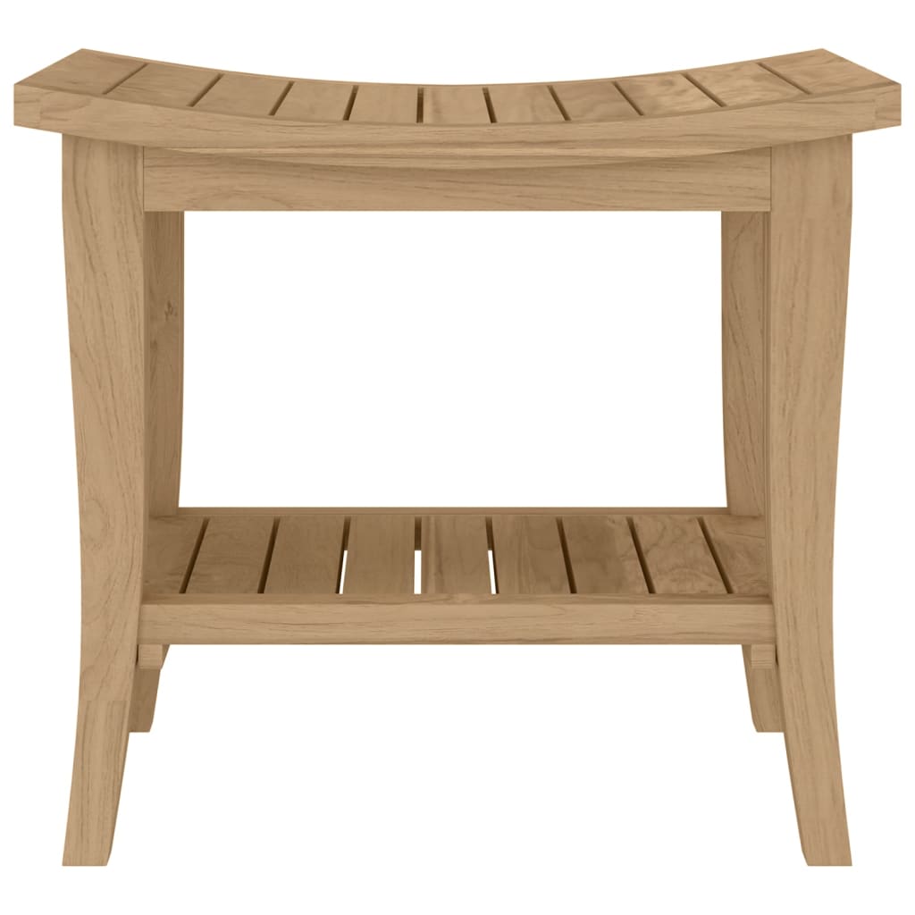 Odkládací Stolek Do Koupelny 50X35X45 Cm Masivní Teakové Dřevo