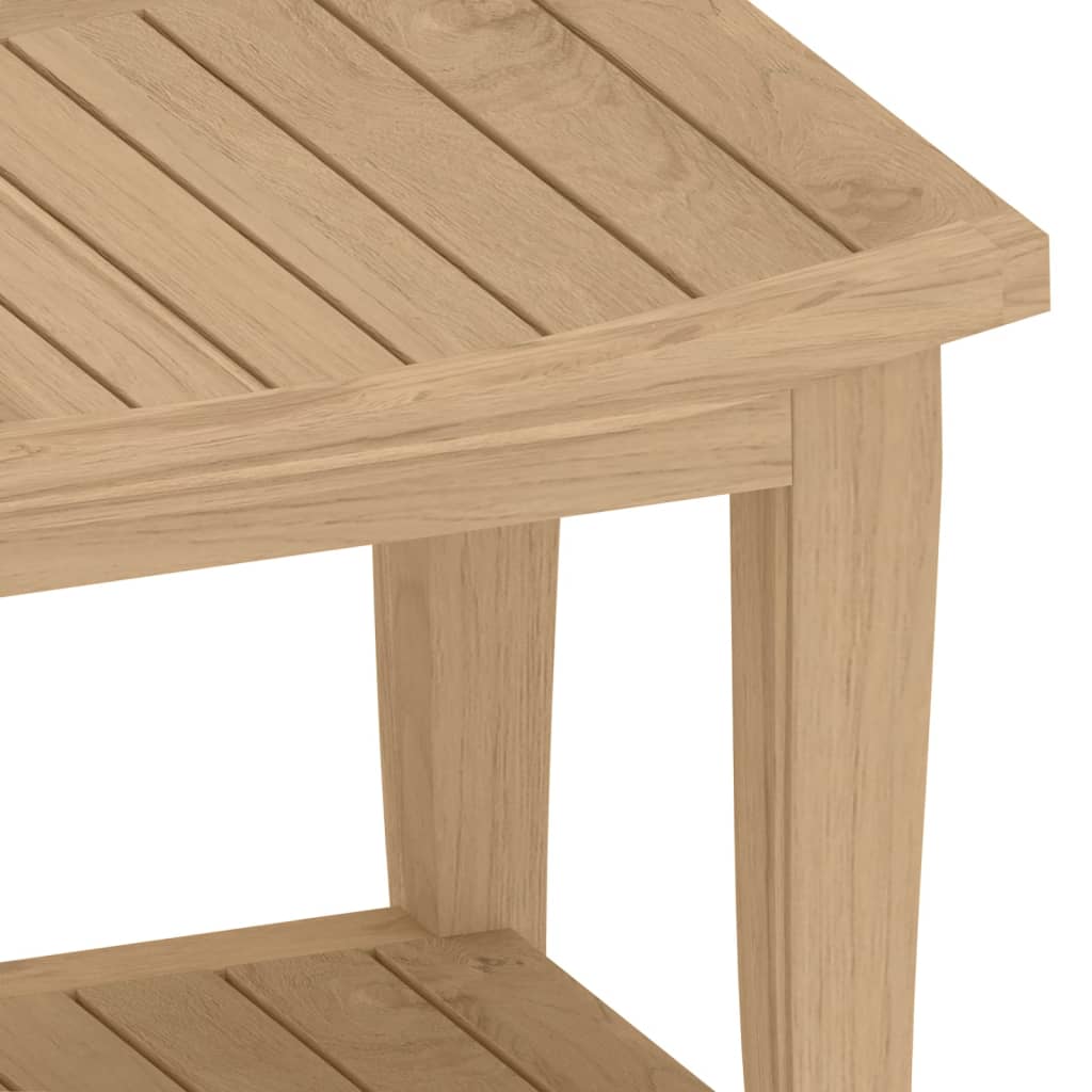 Odkládací Stolek Do Koupelny 50X35X45 Cm Masivní Teakové Dřevo