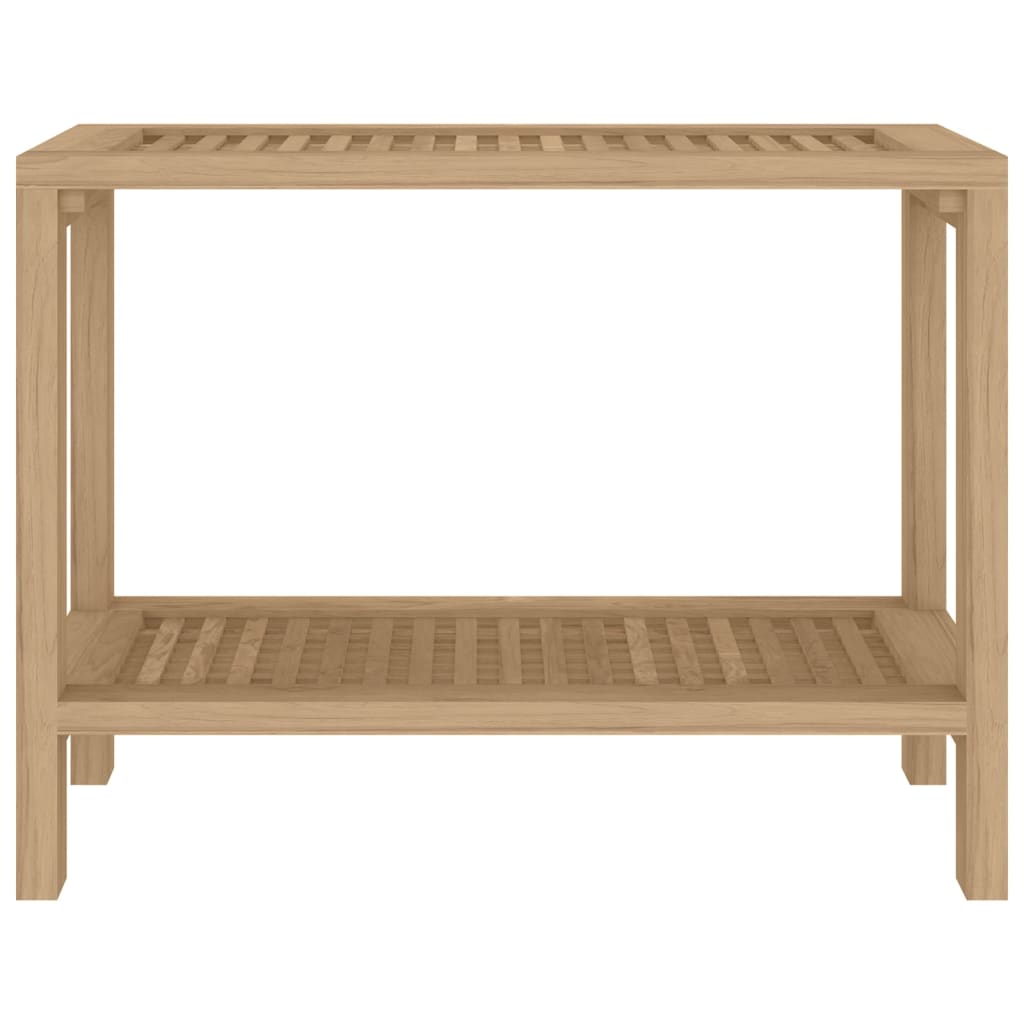 Odkládací Stolek Do Koupelny 60X30X45 Cm Masivní Teakové Dřevo