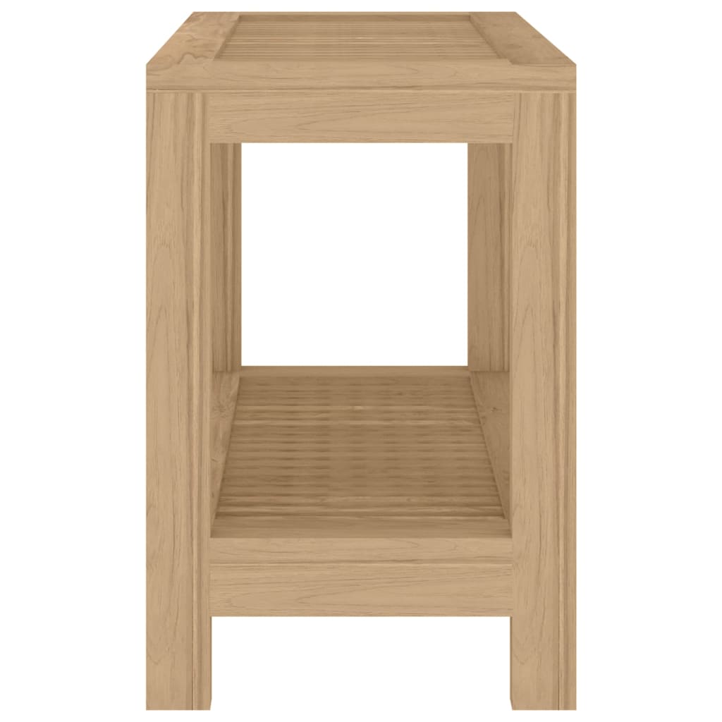 Odkládací Stolek Do Koupelny 60X30X45 Cm Masivní Teakové Dřevo