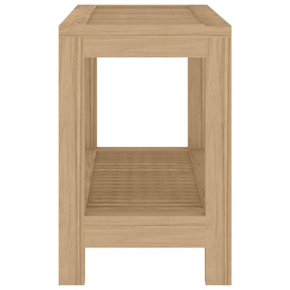 Odkládací Stolek Do Koupelny 60X30X45 Cm Masivní Teakové Dřevo