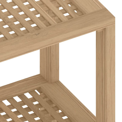 Odkládací Stolek Do Koupelny 60X30X45 Cm Masivní Teakové Dřevo