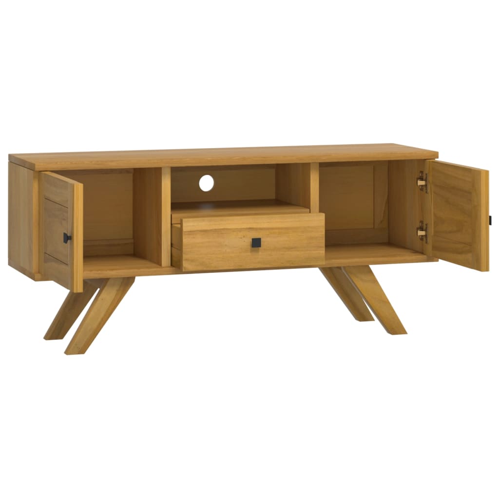 Tv Stolek 110 X 30 X 50 Cm Masivní Teakové Dřevo