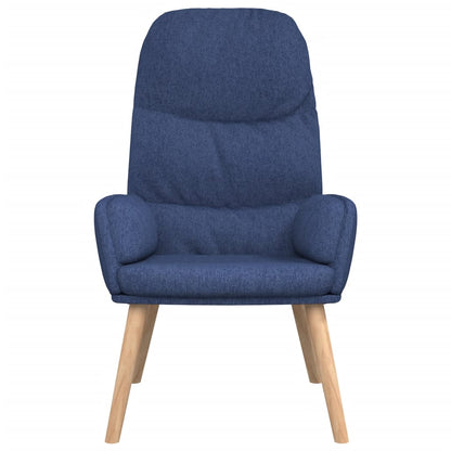 Relaxační Křeslo Modré Textil