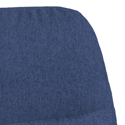 Relaxační Křeslo Modré Textil