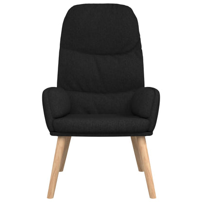 Relaxační Křeslo Černé Textil