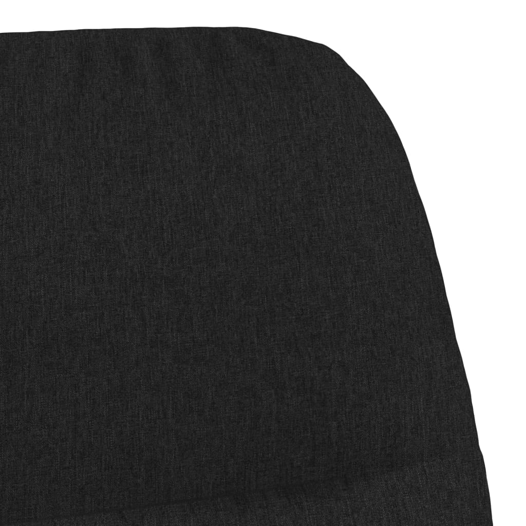 Relaxační Křeslo Černé Textil