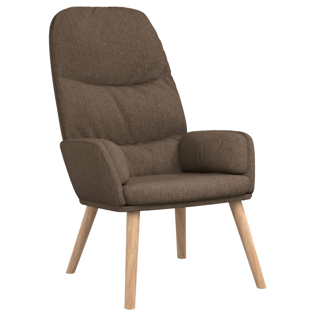 Relaxační Křeslo Taupe Textil