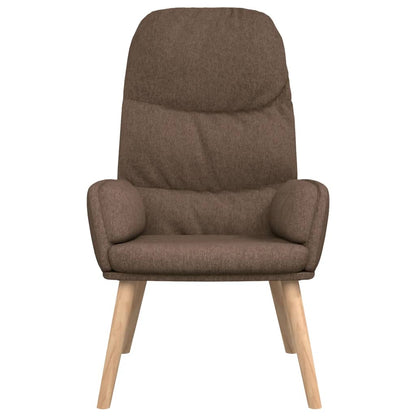 Relaxační Křeslo Taupe Textil