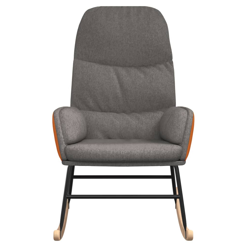 Houpací Křeslo Světle Šedé Textil