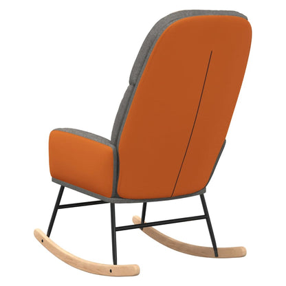 Houpací Křeslo Světle Šedé Textil