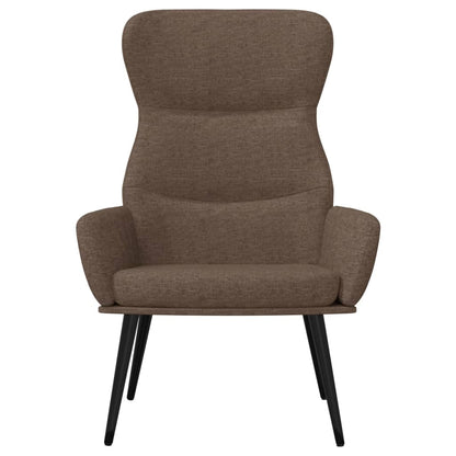 Relaxační Křeslo Taupe Textil