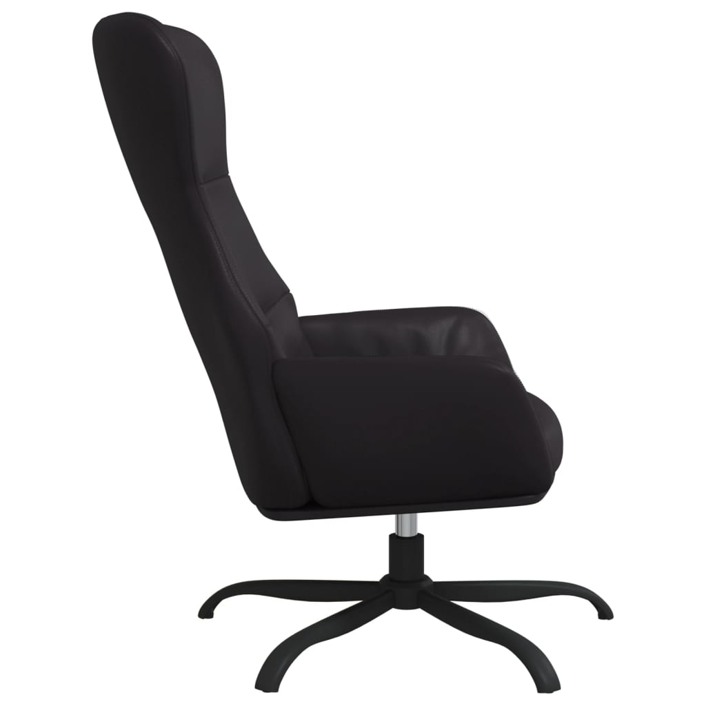 Relaxační Křeslo Černé Umělá Kůže