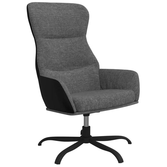 Relaxační Křeslo Světle Šedé Textil