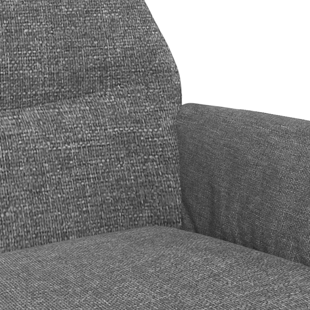 Relaxační Křeslo Světle Šedé Textil