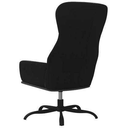 Relaxační Křeslo Tmavě Šedé Textil