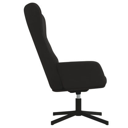 Relaxační Křeslo Černé Samet