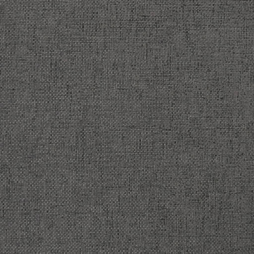 Relaxační Křeslo Tmavě Šedé Textil