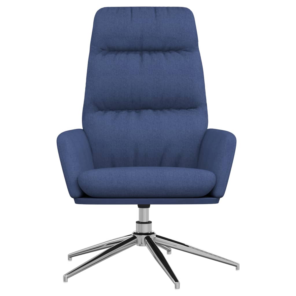 Relaxační Křeslo Modré Textil