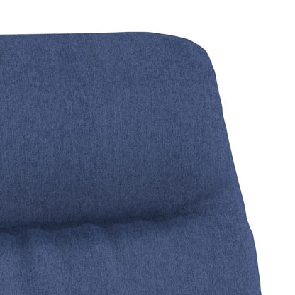 Relaxační Křeslo Modré Textil