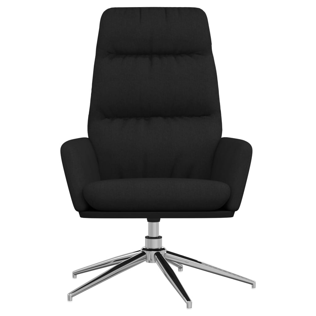 Relaxační Křeslo Černé Textil