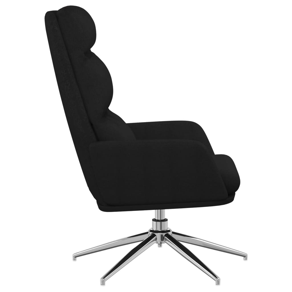 Relaxační Křeslo Černé Textil