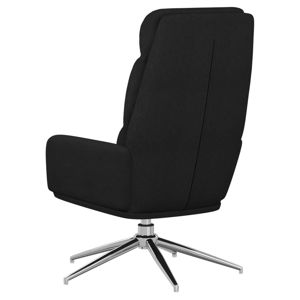 Relaxační Křeslo Černé Textil