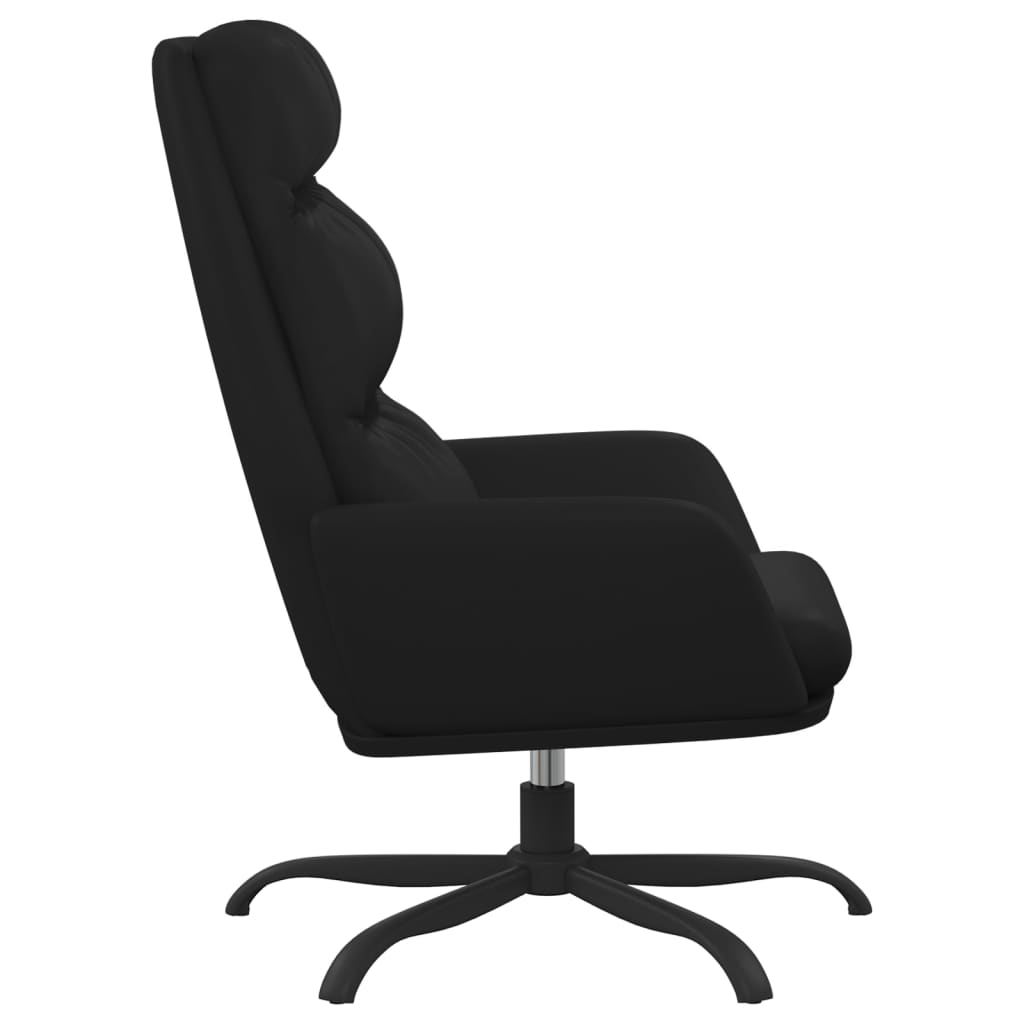 Relaxační Křeslo Černé Umělá Kůže