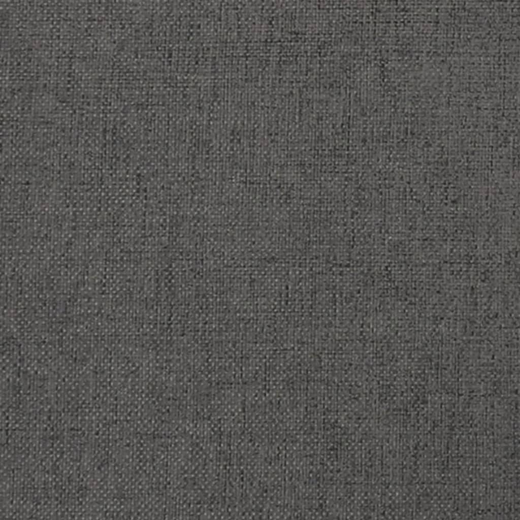 Relaxační Křeslo Tmavě Šedé Textil