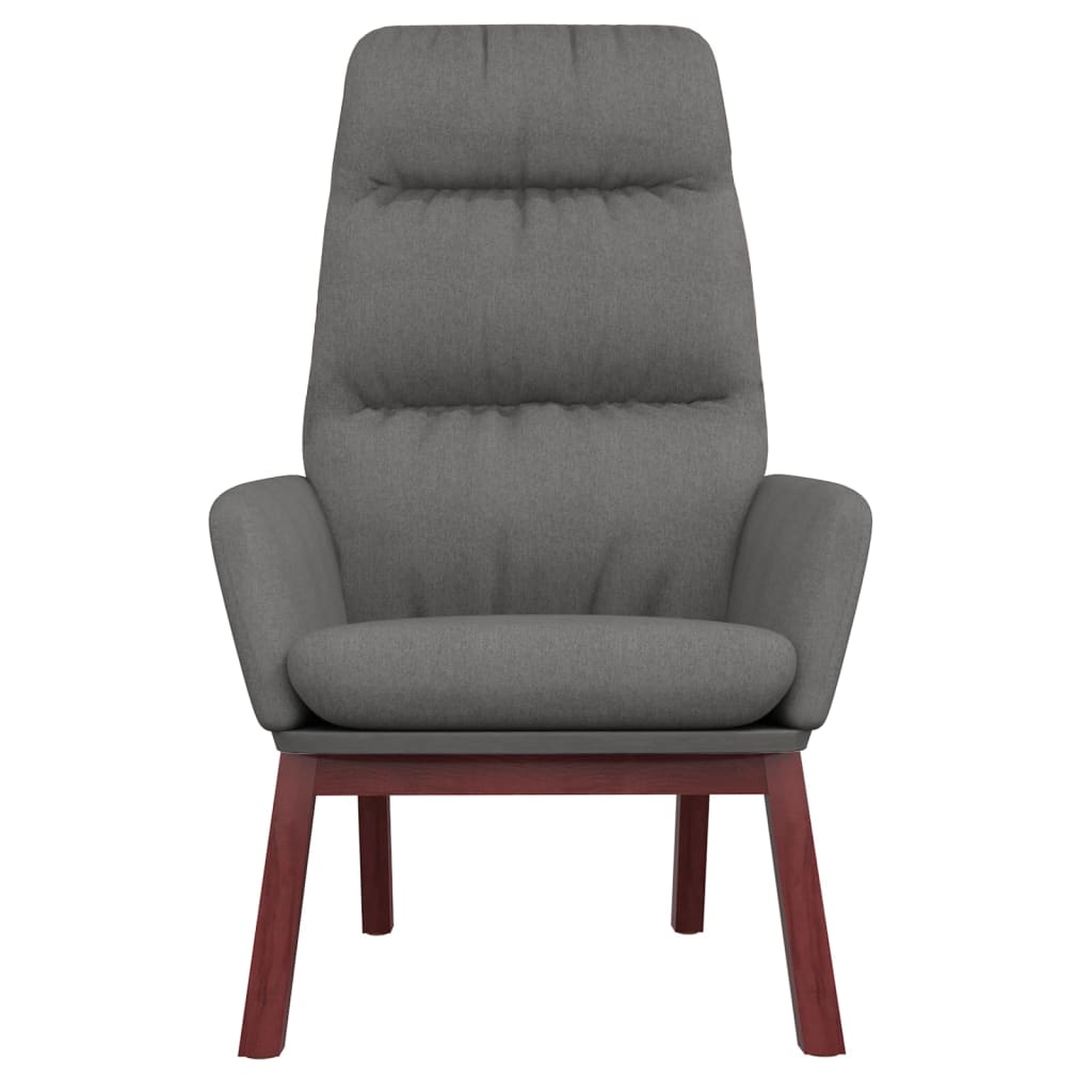 Relaxační Křeslo Světle Šedé Textil