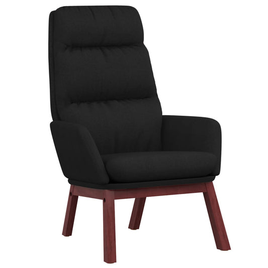 Relaxační Křeslo Černé Textil