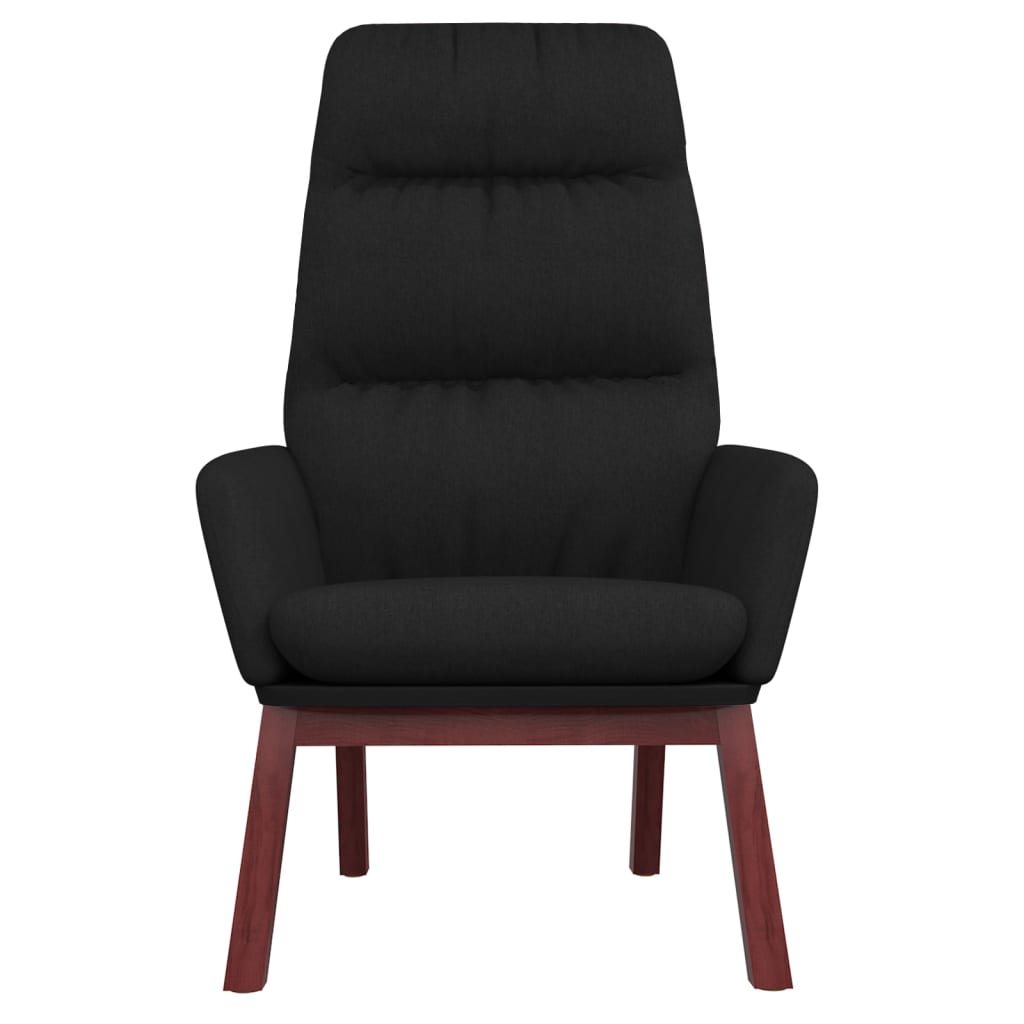 Relaxační Křeslo Černé Textil