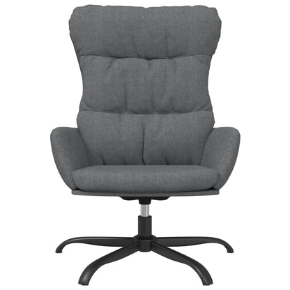 Relaxační Křeslo Světle Šedé Textil