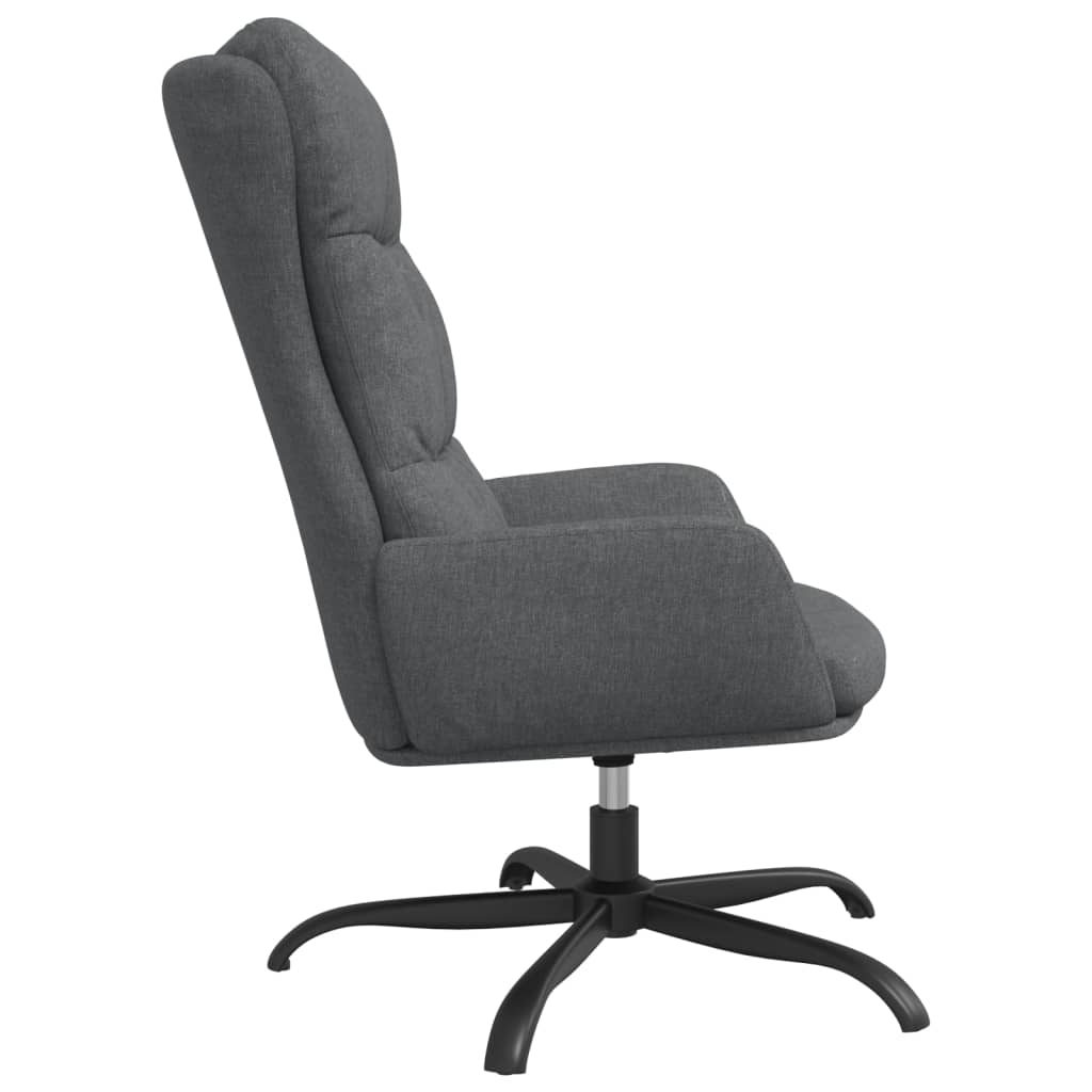 Relaxační Křeslo Světle Šedé Textil